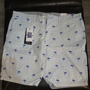 Denim & Flower Navy and White Striped Shorts